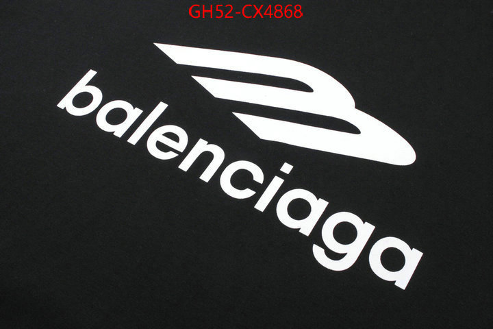 Clothing-Balenciaga replcia cheap ID: CX4868 $: 52USD