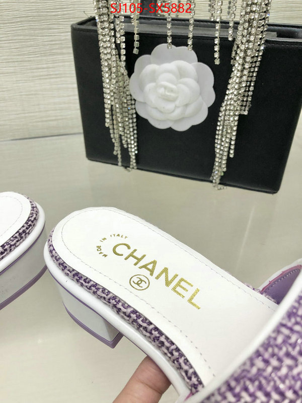 Women Shoes-Chanel customize best quality replica ID: SX5882 $: 105USD