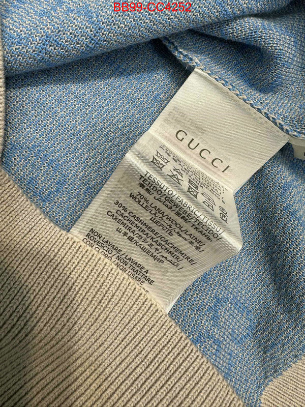Clothing-Gucci cheap replica ID: CC4252 $: 99USD