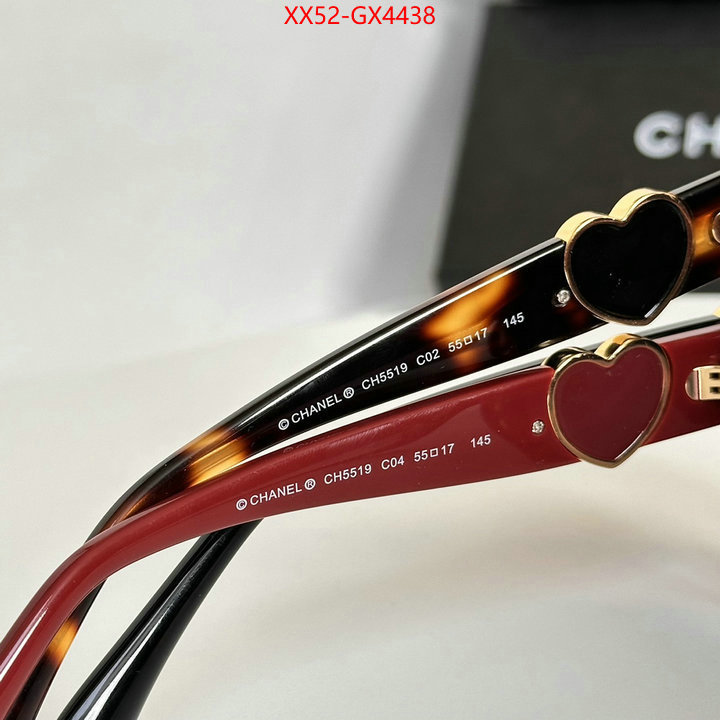 Glasses-Chanel most desired ID: GX4438 $: 52USD