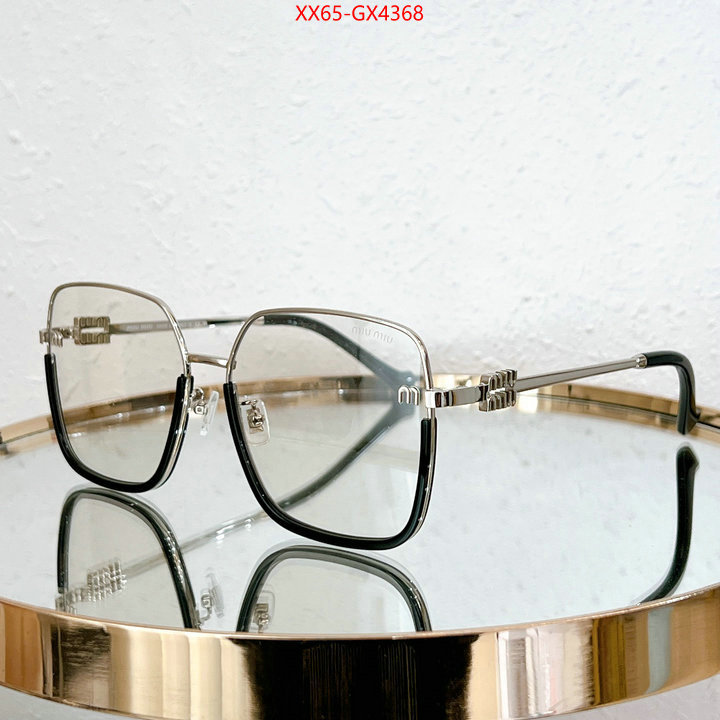 Glasses-Miu Miu high quality replica designer ID: GX4368 $: 65USD