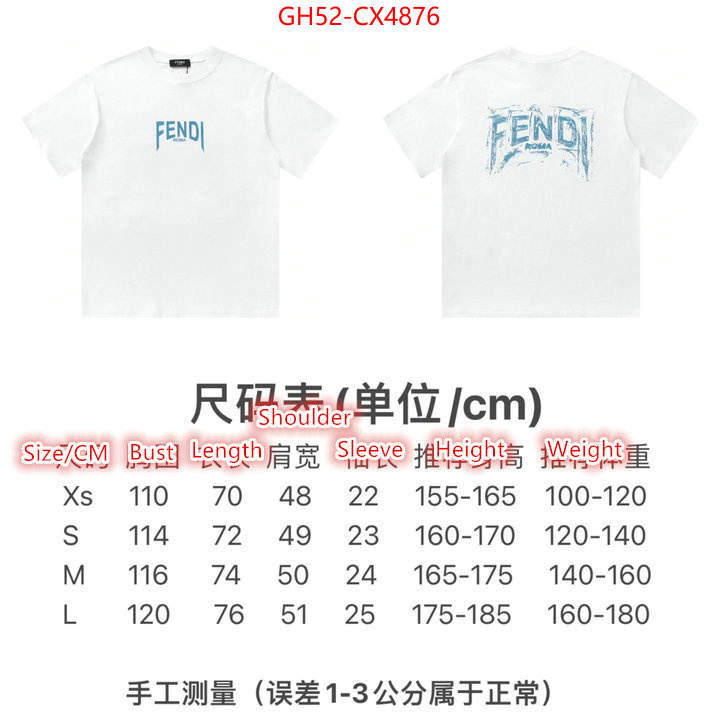 Clothing-Fendi high quality happy copy ID: CX4876 $: 52USD