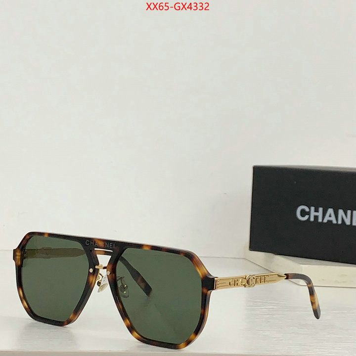 Glasses-Chanel wholesale replica shop ID: GX4332 $: 65USD