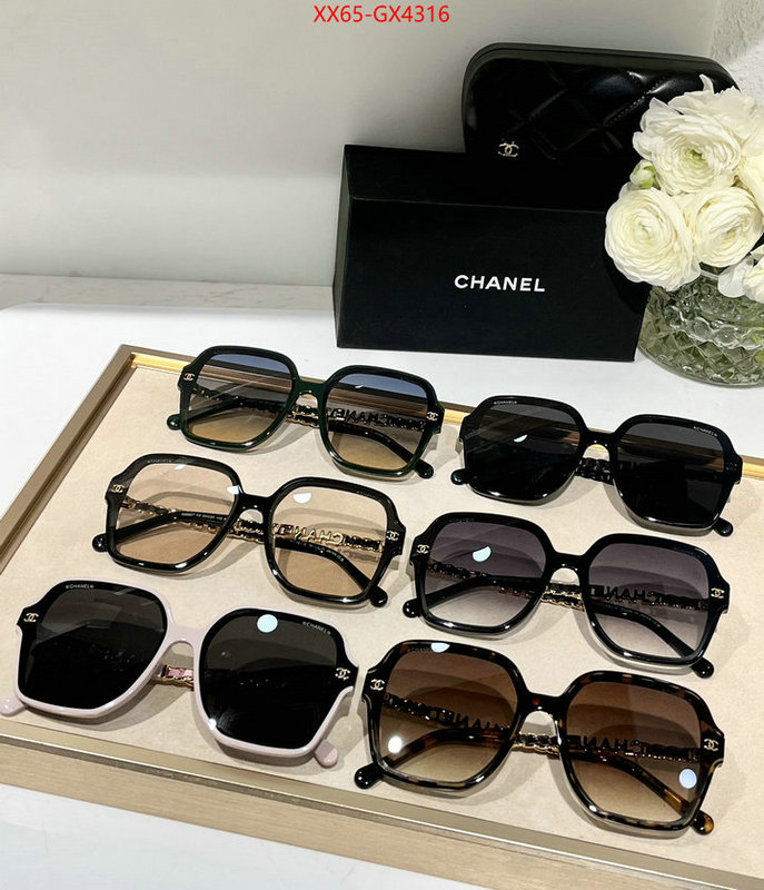 Glasses-Chanel designer 1:1 replica ID: GX4316 $: 65USD