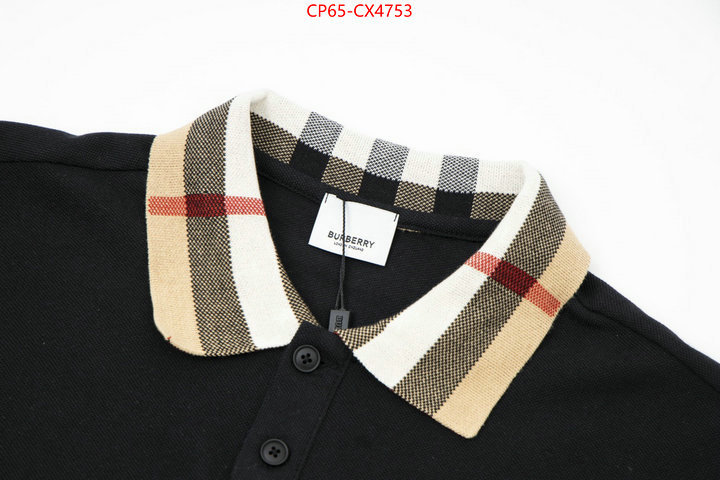 Clothing-Burberry wholesale sale ID: CX4753 $: 65USD