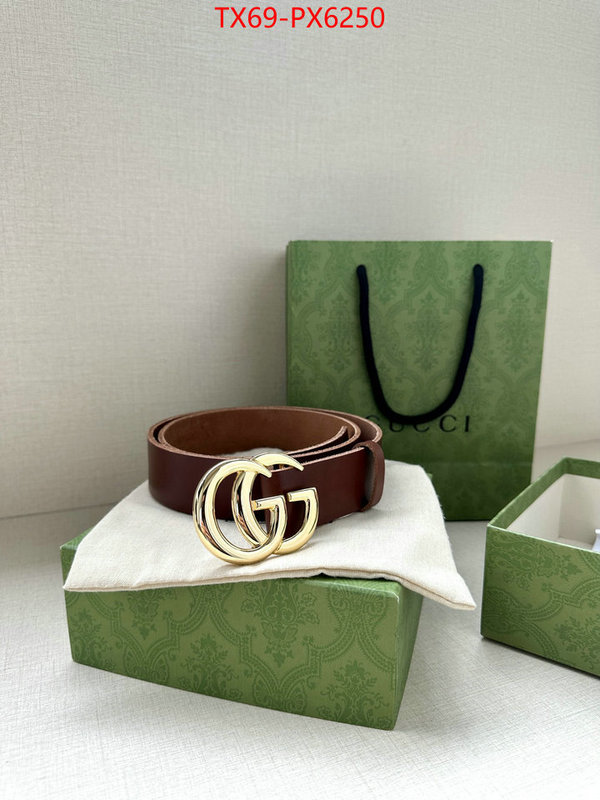 Belts-Gucci top brands like ID: PX6250 $: 69USD