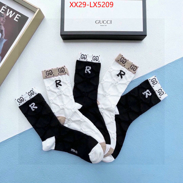 Sock-Gucci cheap online best designer ID: LX5209 $: 29USD