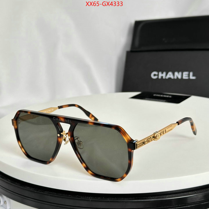 Glasses-Chanel how to buy replcia ID: GX4333 $: 65USD