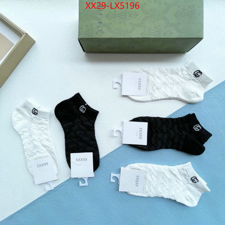 Sock-Gucci unsurpassed quality ID: LX5196 $: 29USD