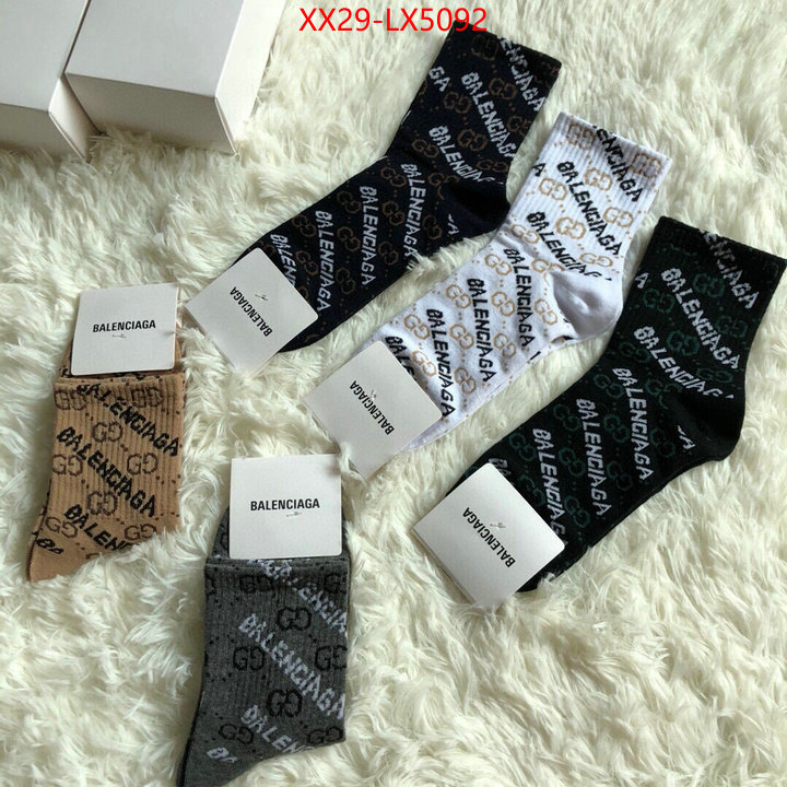 Sock-Balenciaga where should i buy to receive ID: LX5092 $: 29USD