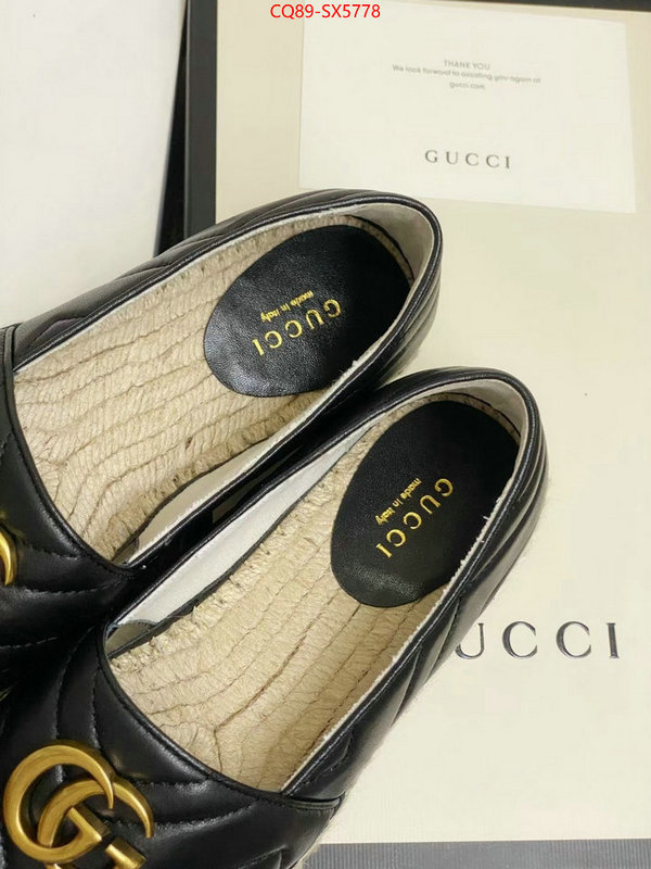 Women Shoes-Gucci cheap online best designer ID: SX5778 $: 89USD