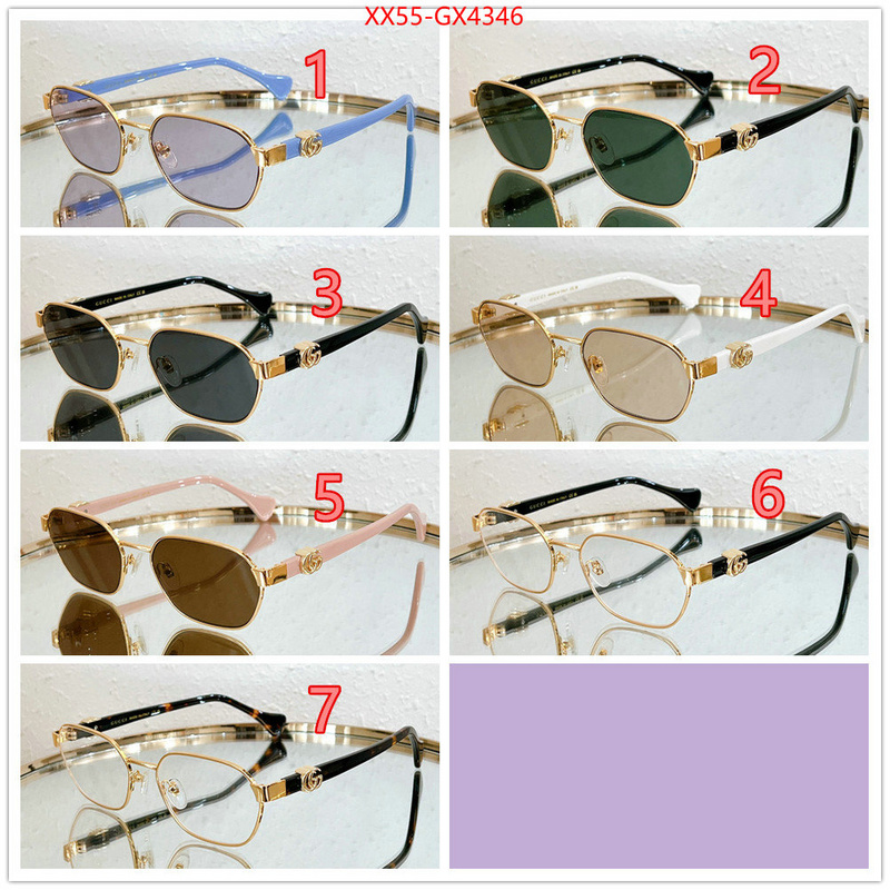 Glasses-Gucci aaaaa+ replica ID: GX4346 $: 55USD