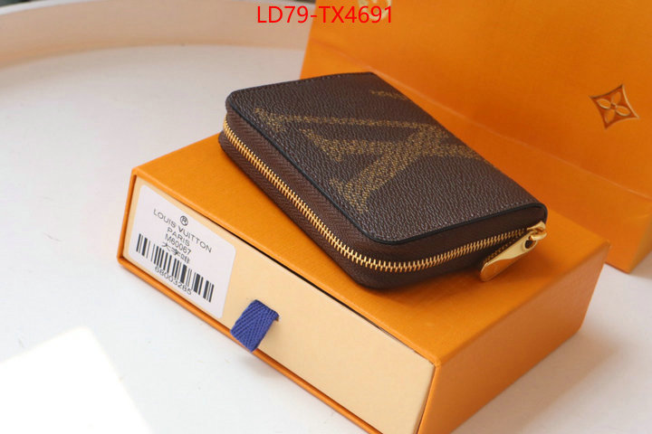 LV Bags(TOP)-Wallet aaaaa replica designer ID: TX4691 $: 79USD,