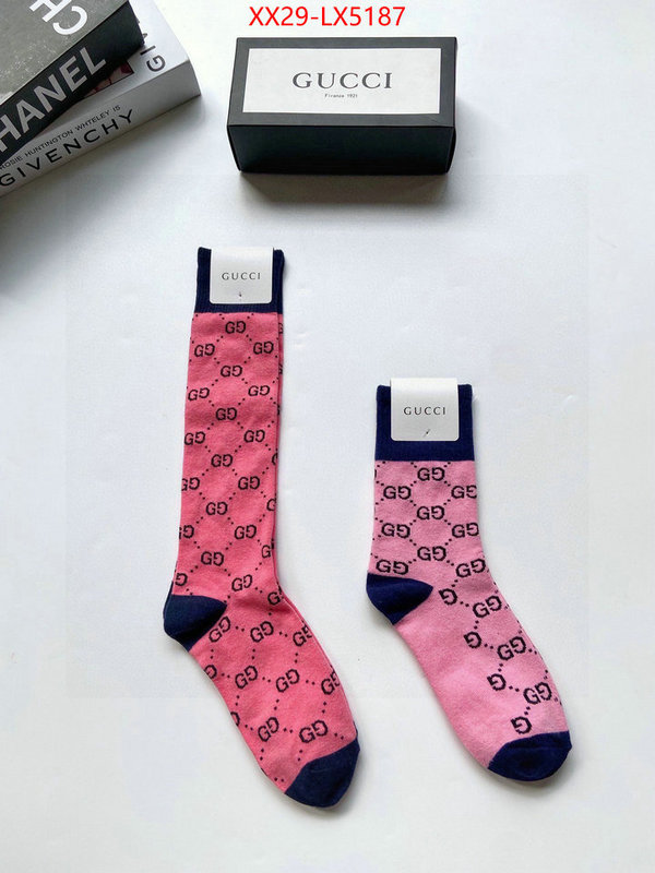 Sock-Gucci wholesale ID: LX5187 $: 29USD