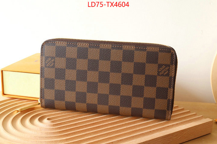 LV Bags(TOP)-Wallet replcia cheap from china ID: TX4604 $: 75USD,