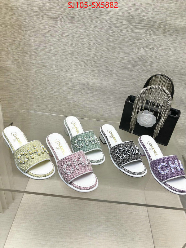 Women Shoes-Chanel customize best quality replica ID: SX5882 $: 105USD