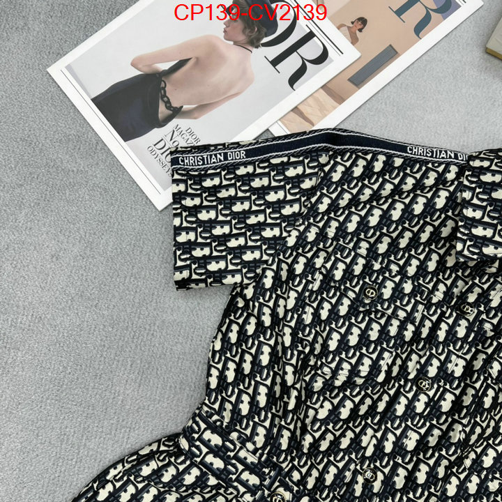 Clothing-Dior customize best quality replica ID: CV2139 $: 139USD