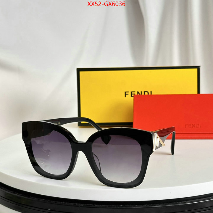 Glasses-Fendi replica 1:1 ID: GX6036 $: 52USD