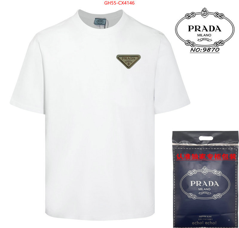 Clothing-Prada high quality happy copy ID: CX4146 $: 55USD