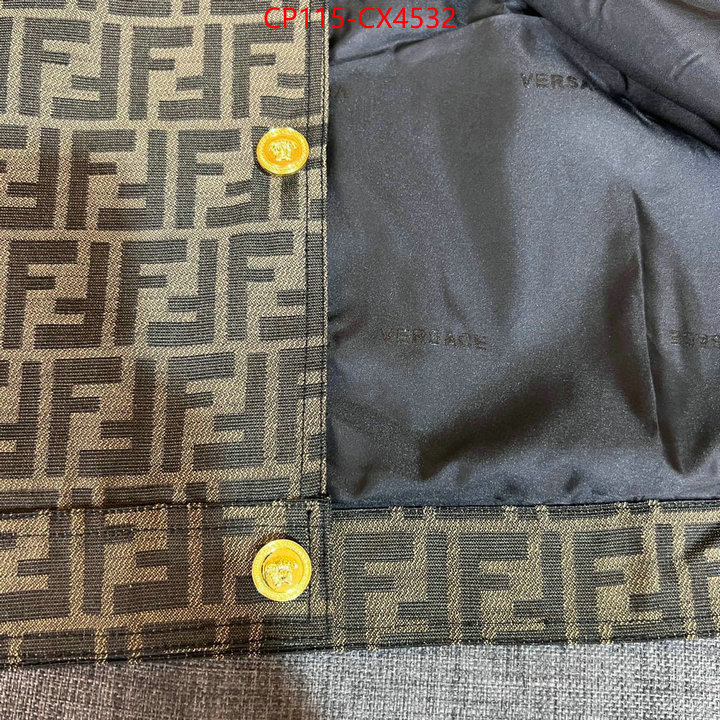 Clothing-Fendi 2024 replica ID: CX4532 $: 115USD