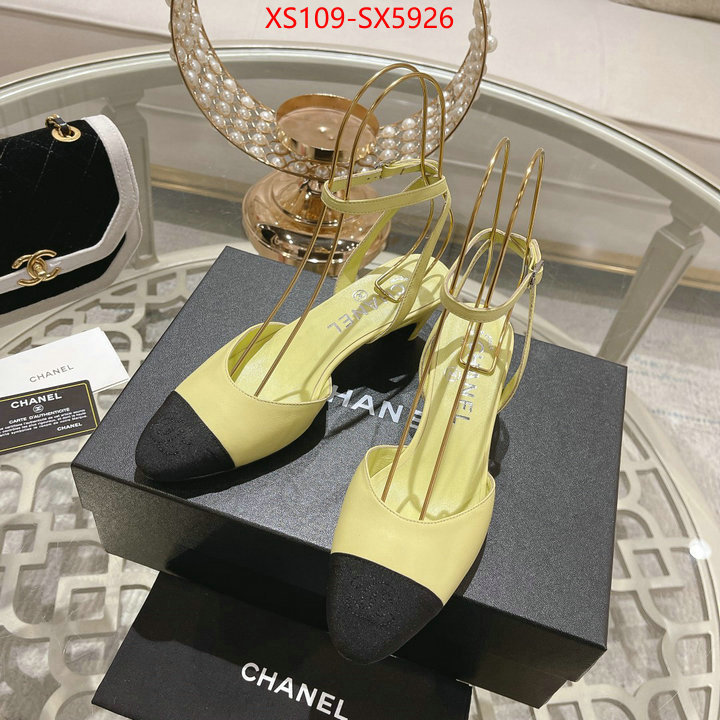 Women Shoes-Chanel luxury shop ID: SX5926 $: 109USD