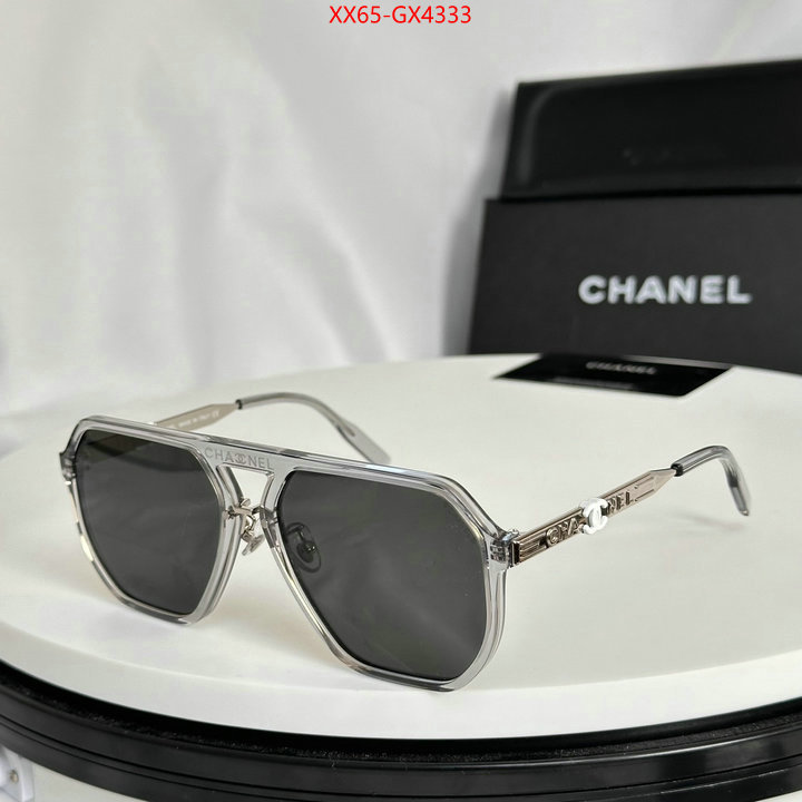 Glasses-Chanel how to buy replcia ID: GX4333 $: 65USD