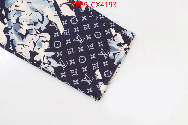 Clothing-LV luxury fake ID: CX4193 $: 89USD