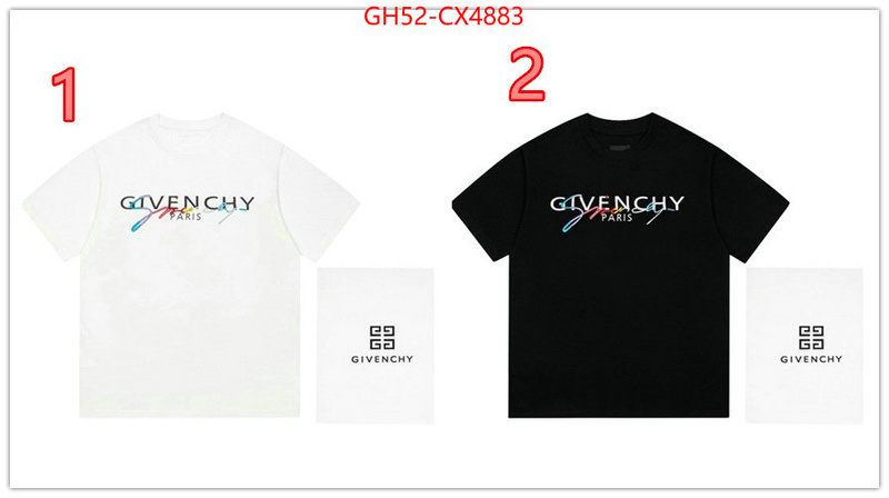 Clothing-Givenchy for sale online ID: CX4883 $: 52USD