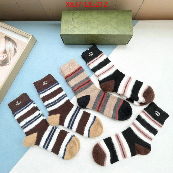 Sock-Gucci customize best quality replica ID: LX5212 $: 37USD