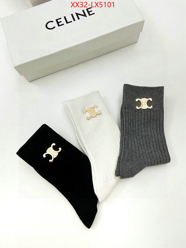 Sock-CELINE online sale ID: LX5101 $: 32USD