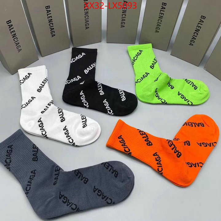 Sock-Balenciaga how can i find replica ID: LX5093 $: 32USD