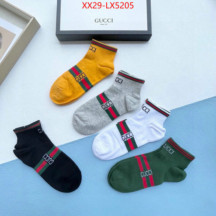 Sock-Gucci buy top high quality replica ID: LX5205 $: 29USD