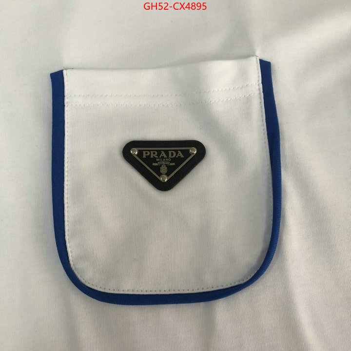 Clothing-Prada 1:1 clone ID: CX4895 $: 52USD