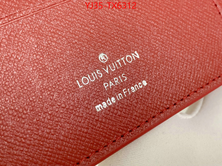 LV Bags(4A)-Wallet buy best high-quality ID: TX6312 $: 35USD,