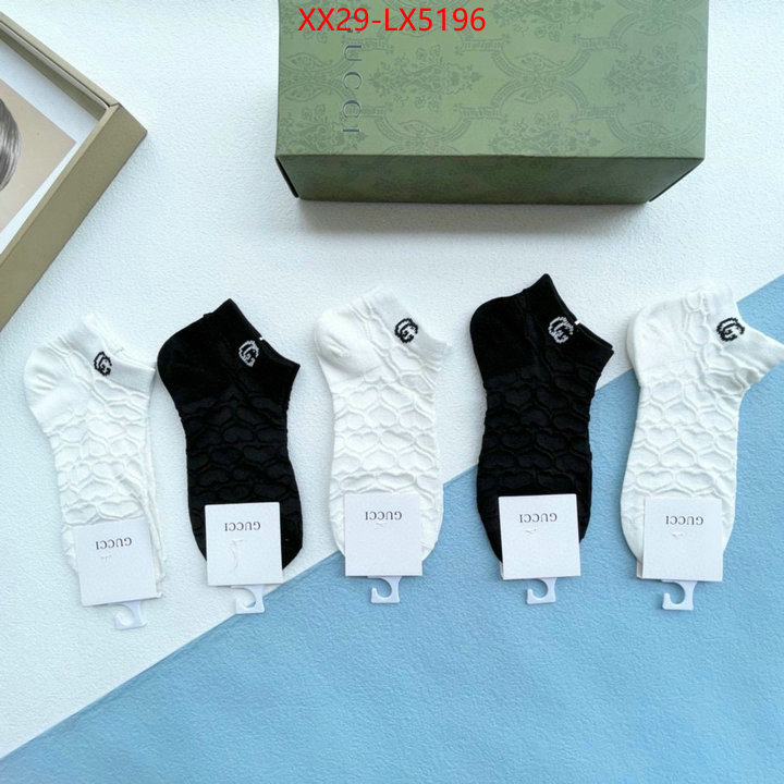 Sock-Gucci unsurpassed quality ID: LX5196 $: 29USD