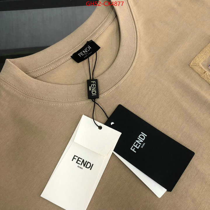 Clothing-Fendi replica wholesale ID: CX4877 $: 52USD