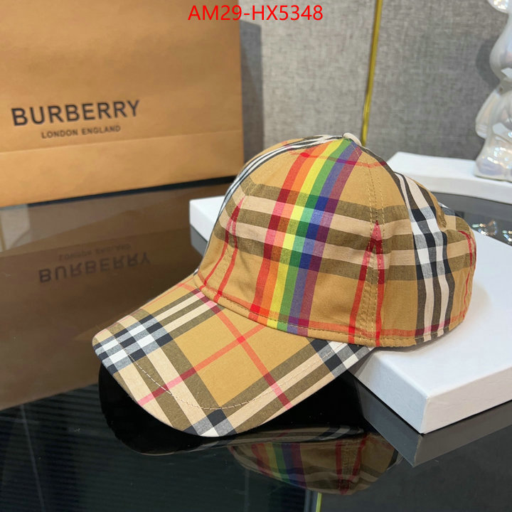 Cap(Hat)-Burberry designer 7 star replica ID: HX5348 $: 29USD