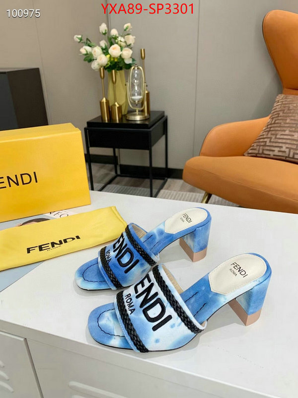 Women Shoes-Fendi 1:1 replica ID: SP3301 $: 89USD