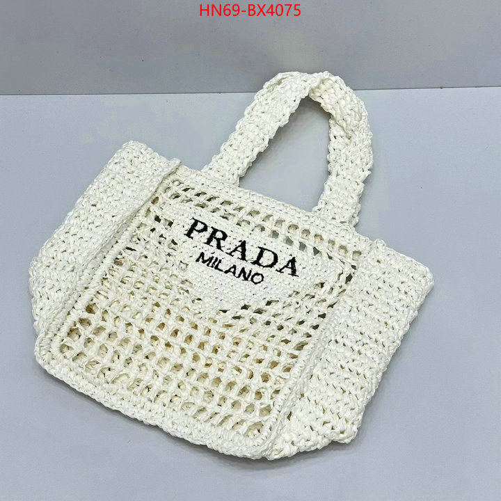 Prada Bags (4A)-Handbag- exclusive cheap ID: BX4075 $: 69USD,