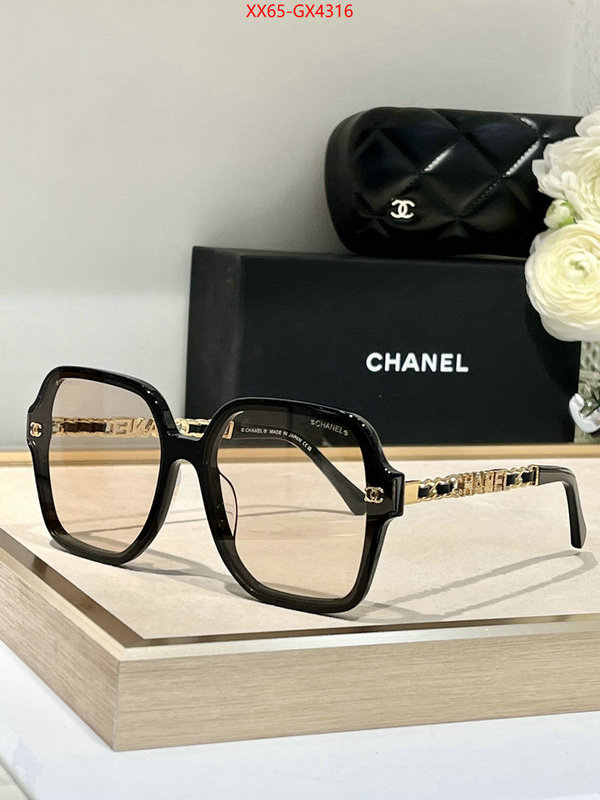 Glasses-Chanel designer 1:1 replica ID: GX4316 $: 65USD