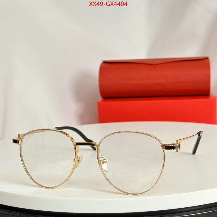 Glasses-Cartier best quality fake ID: GX4404 $: 49USD