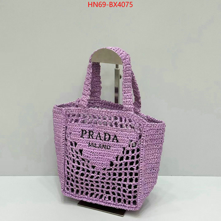 Prada Bags (4A)-Handbag- exclusive cheap ID: BX4075 $: 69USD,