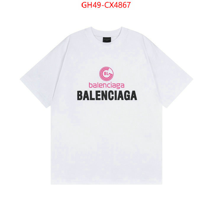 Clothing-Balenciaga luxury cheap replica ID: CX4867 $: 49USD