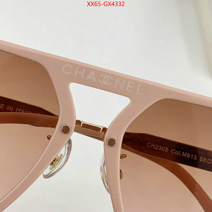 Glasses-Chanel wholesale replica shop ID: GX4332 $: 65USD