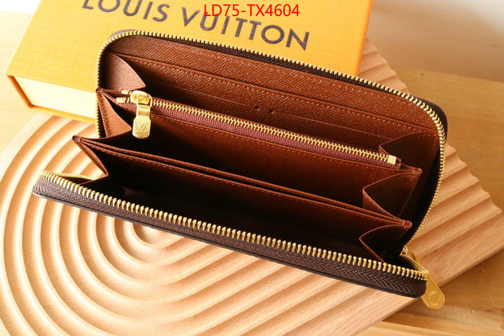 LV Bags(TOP)-Wallet replcia cheap from china ID: TX4604 $: 75USD,