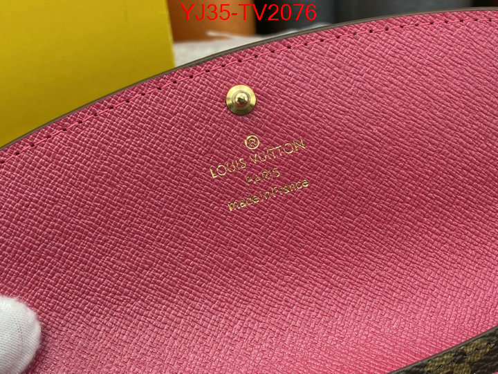 LV Bags(4A)-Wallet what is a counter quality ID: TV2076 $: 35USD,