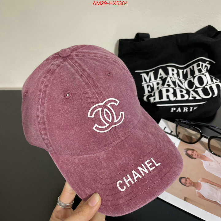 Cap (Hat)-Chanel luxury fashion replica designers ID: HX5384 $: 29USD