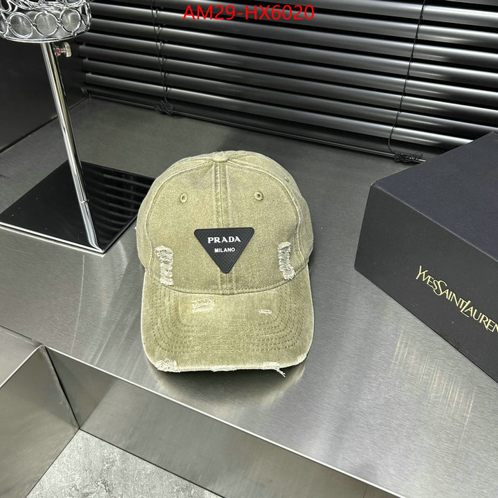 Cap (Hat)-Prada can you buy knockoff ID: HX6020 $: 29USD