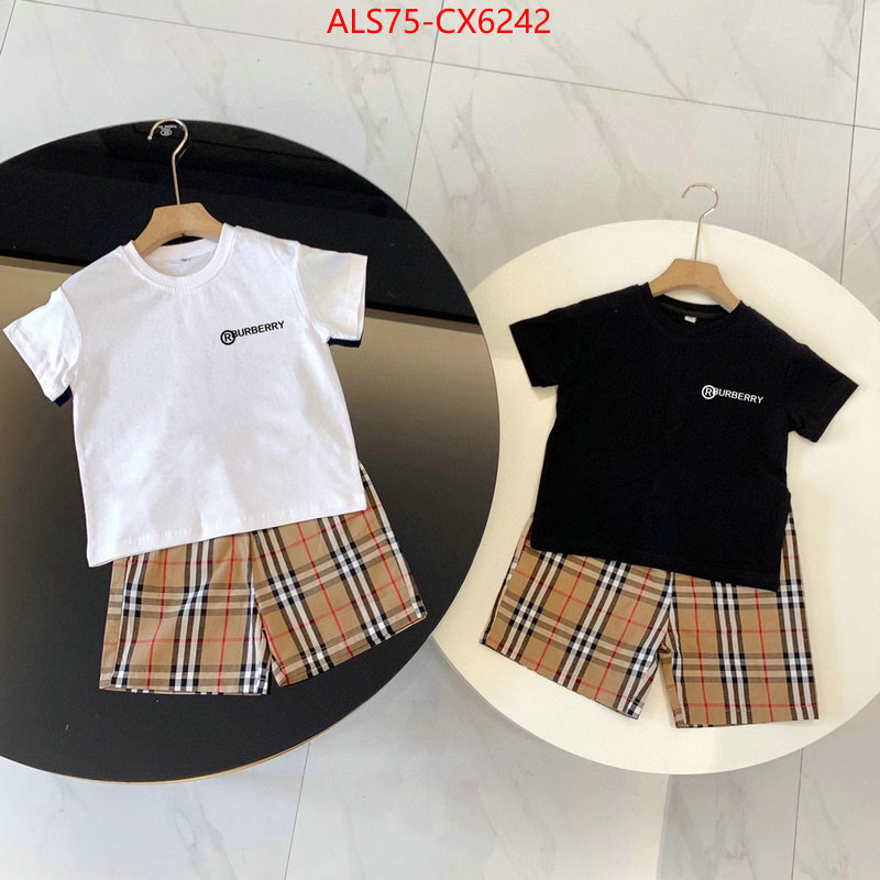Kids clothing-Burberry replica 1:1 high quality ID: CX6242 $: 75USD