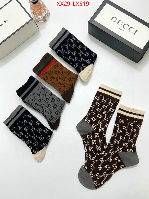 Sock-Gucci every designer ID: LX5191 $: 29USD